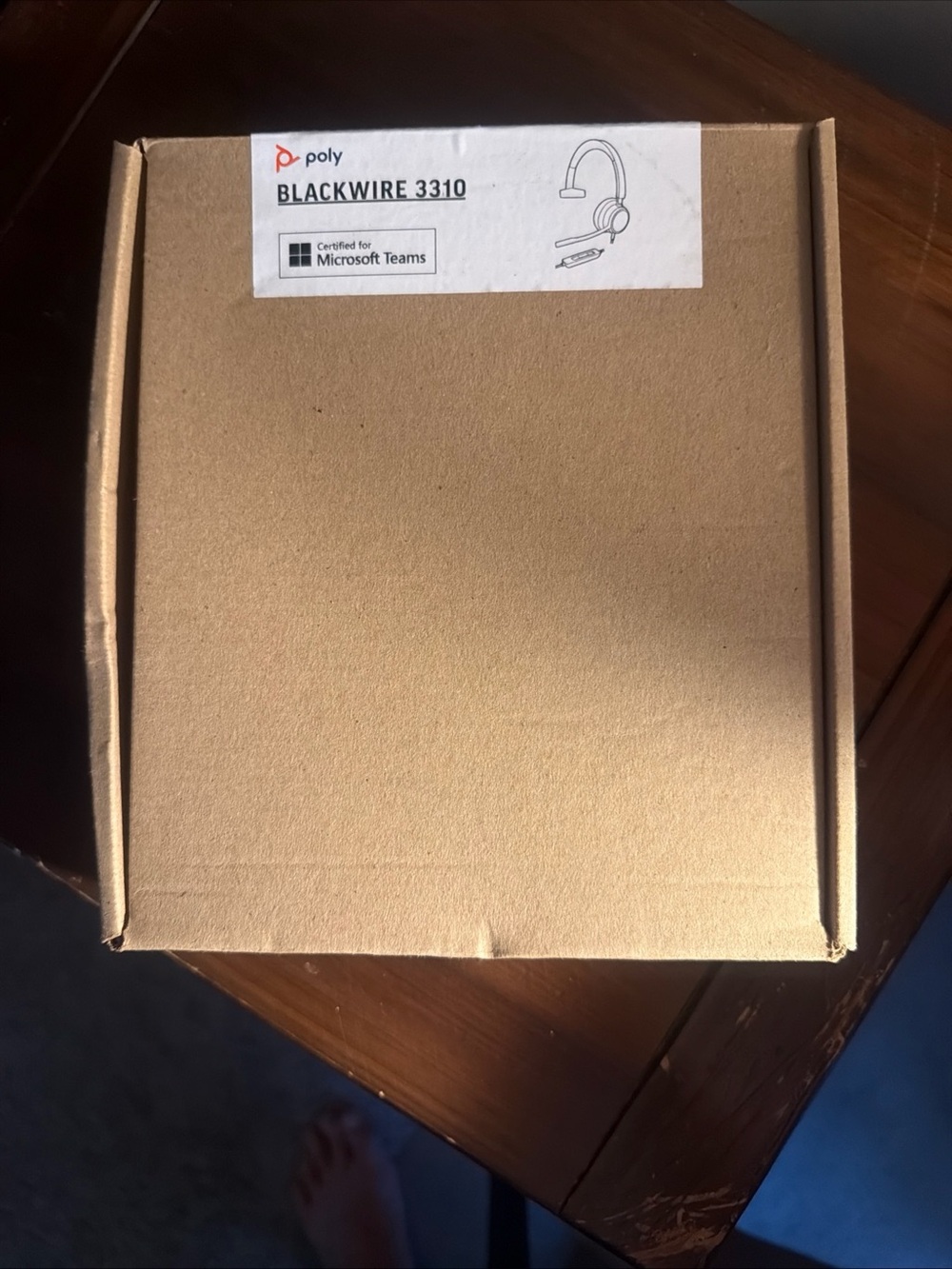 New POL Blackwire 3310 Wired Headset - Black
